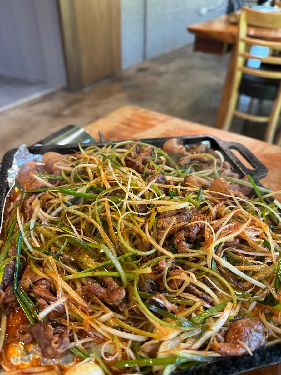 Sweet and spicy charcoal gochujang bulgogi