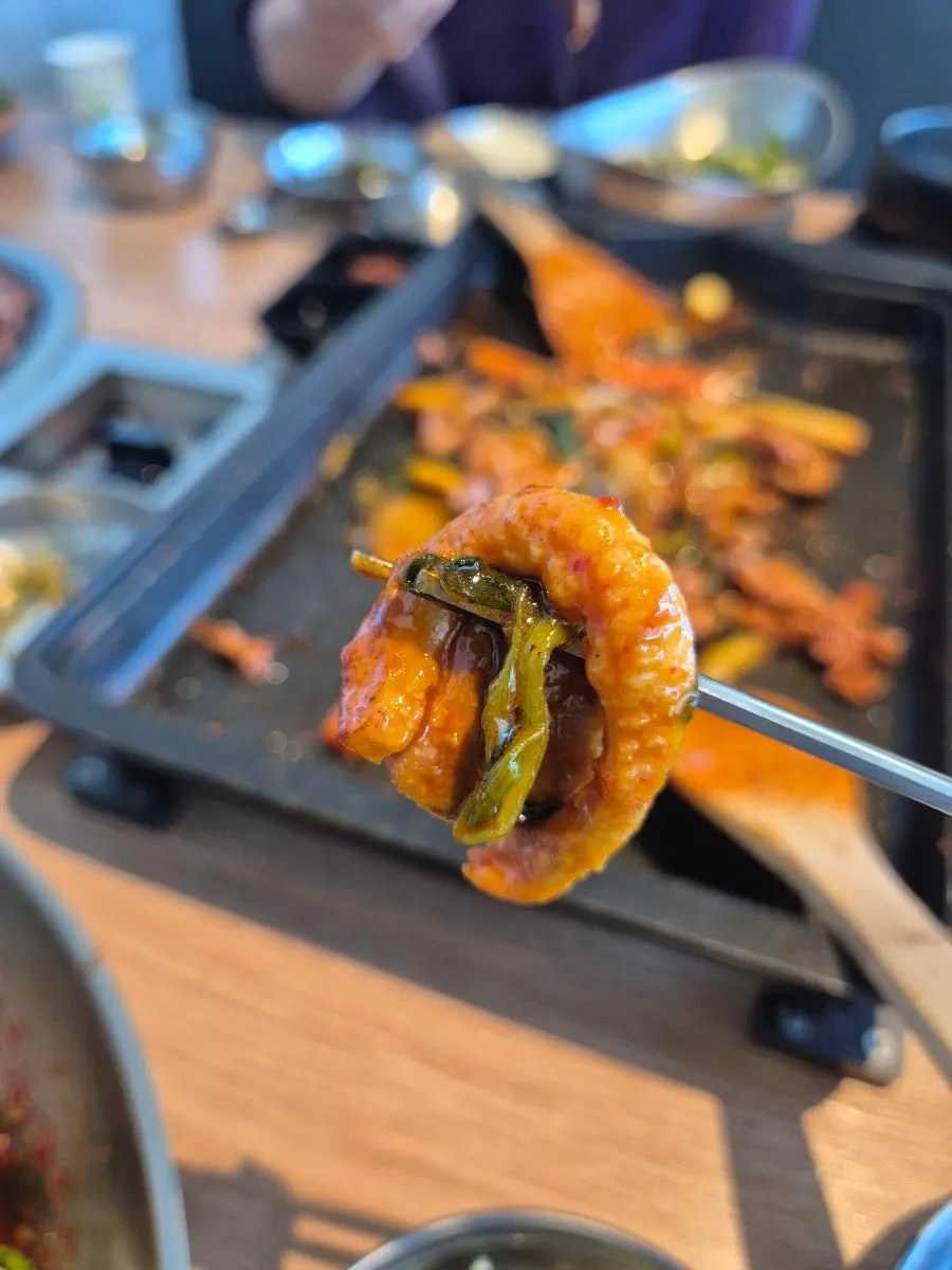 Deliciously grilled duck jumulleok