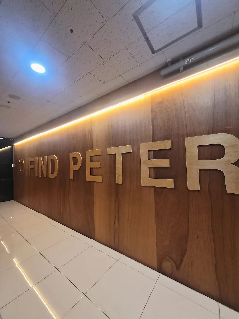 Inside the building at Two Find Peter Eungye Branch