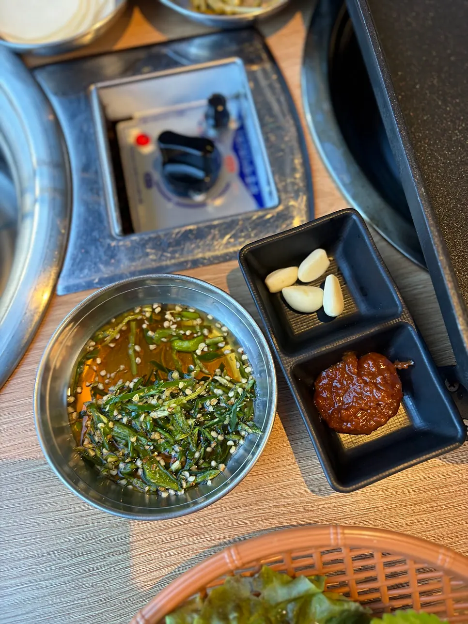생오리와 주물럭 반반 오리 주문 구성