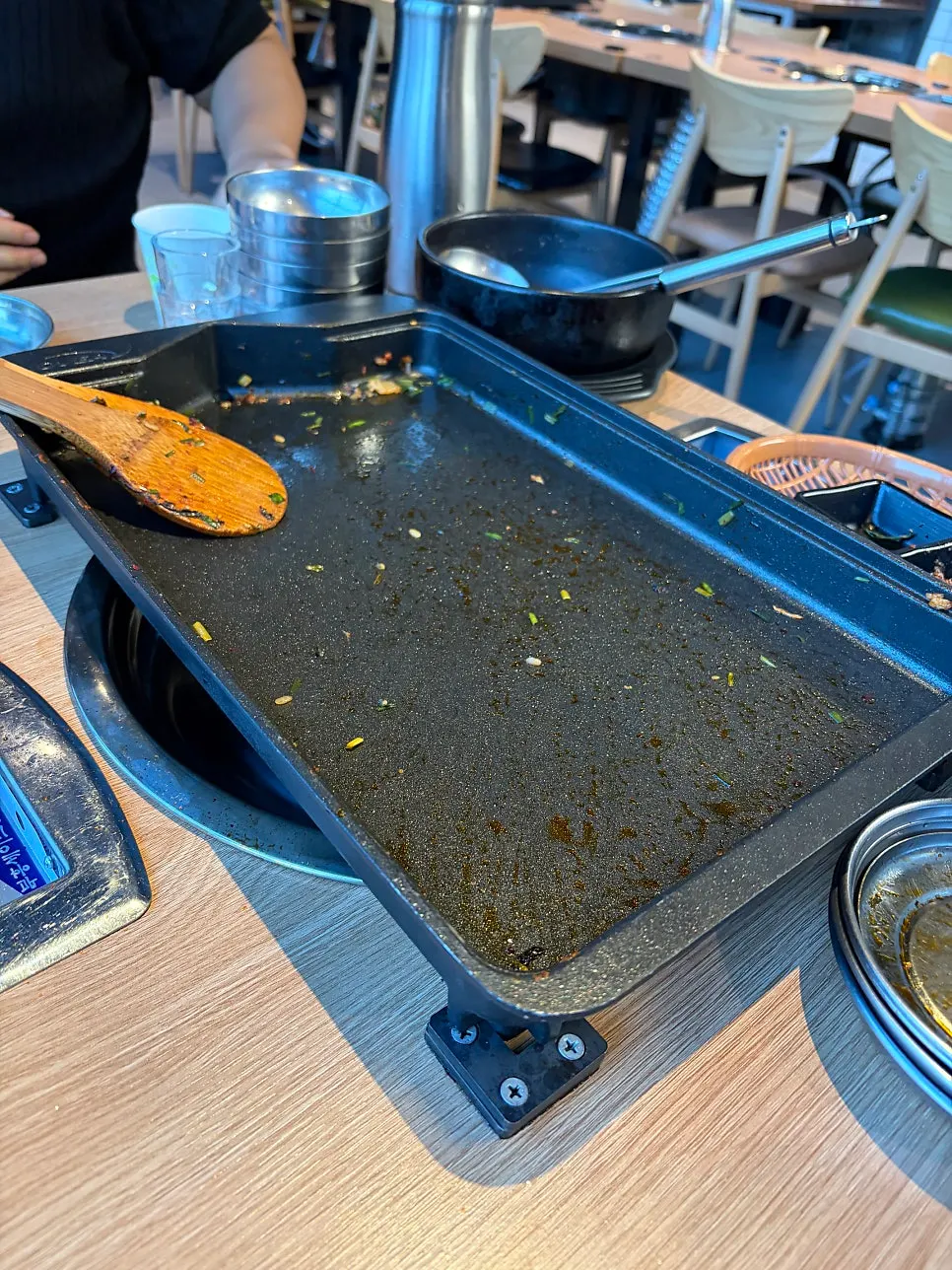 고추소스를 올려 먹는 볶음밥