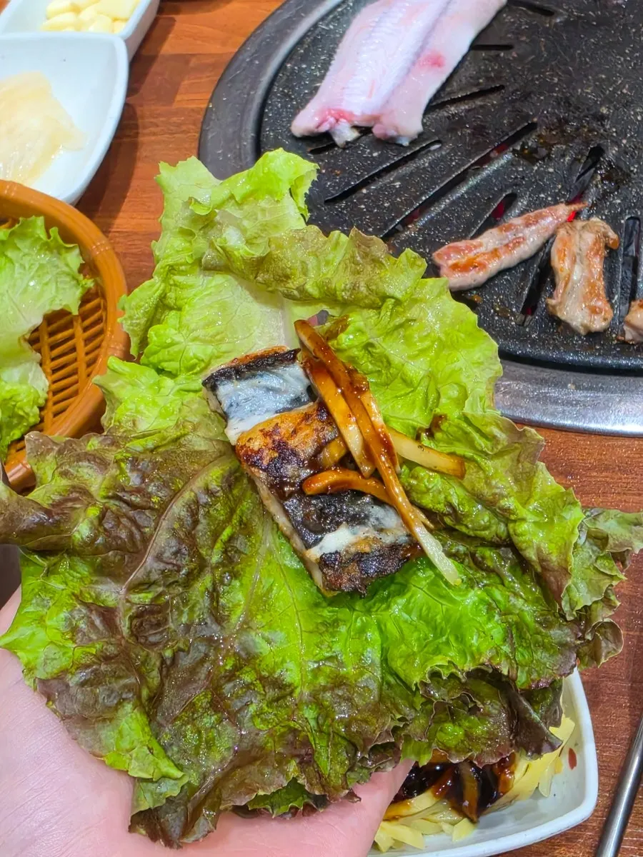 다 익은 민물장어 구이 클로즈업