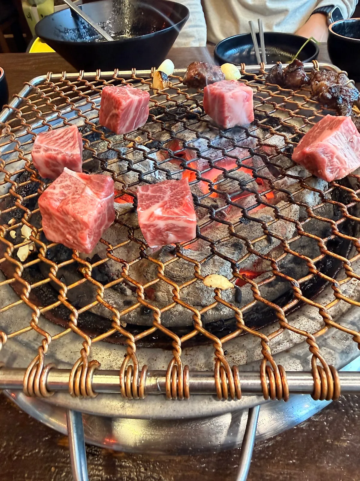 숯불고기 식사 마무리 관련 사진