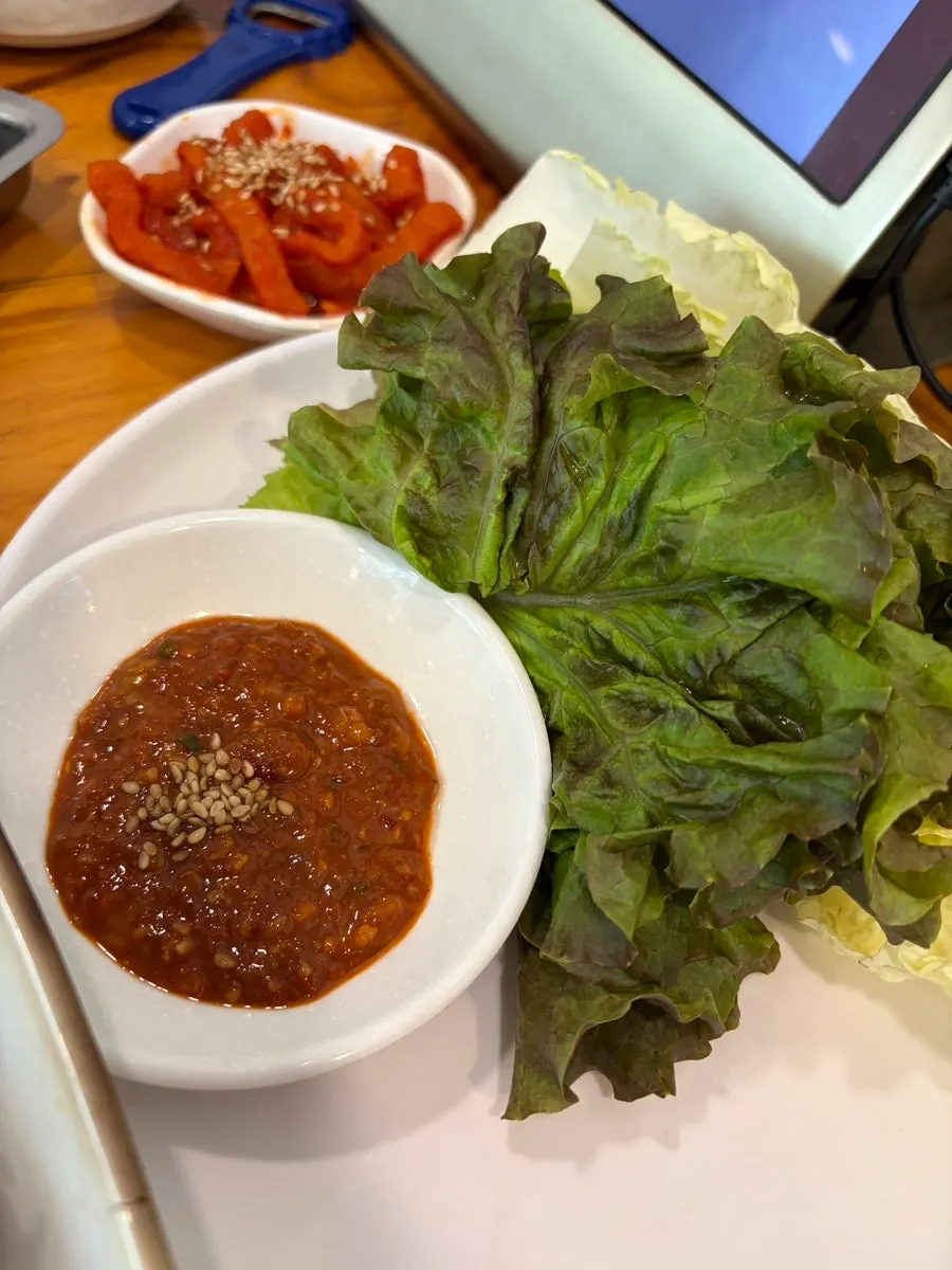 Tips for eating displayed on the tablet