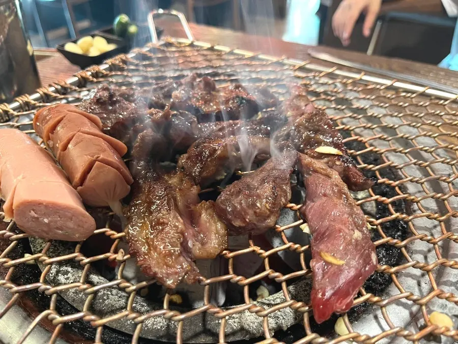 Mildly spicy handmade sausage