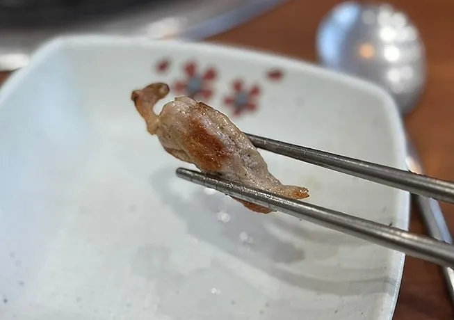 Grilled eel cooked evenly on both sides