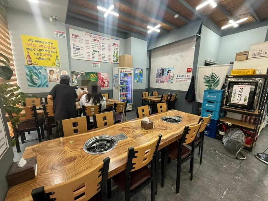 정정아식당 정왕점 주차 안내 사진