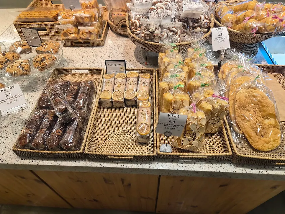 Pastries at the croissant corner