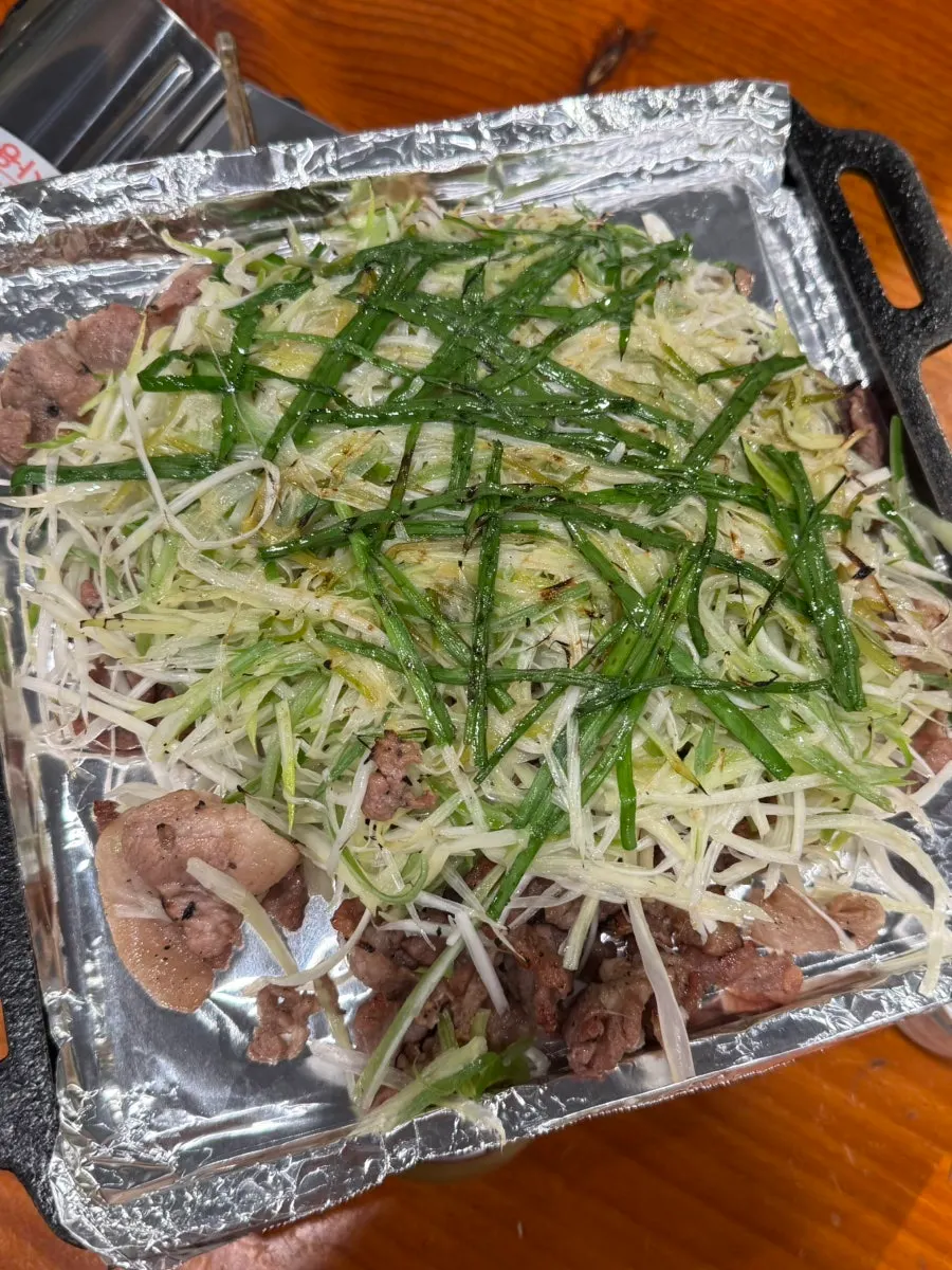 Bulgogi getting its first grill over charcoal