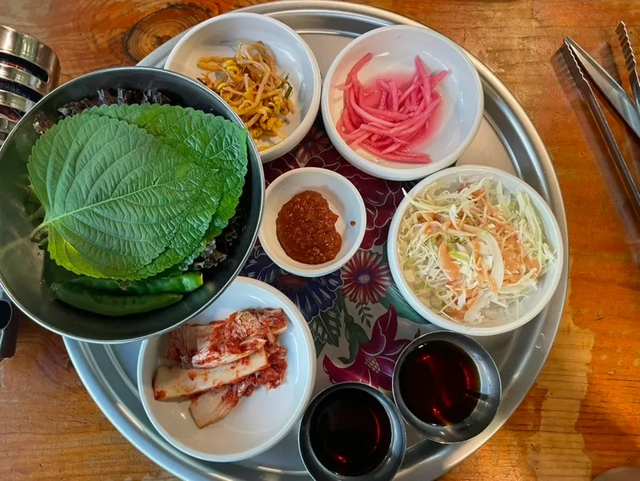 A spread of basic side dishes served quickly