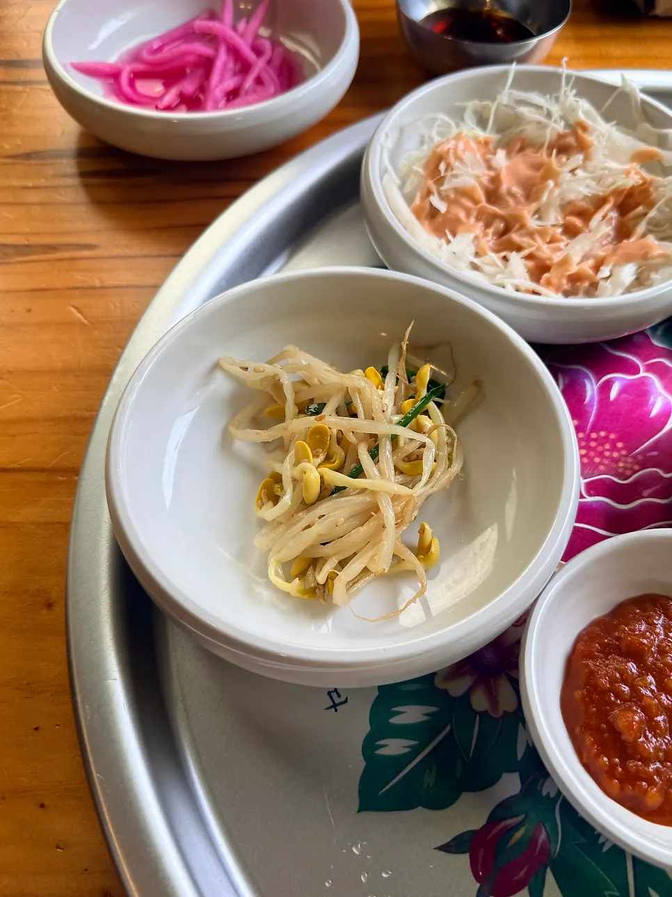 Namul side dishes eaten with rice