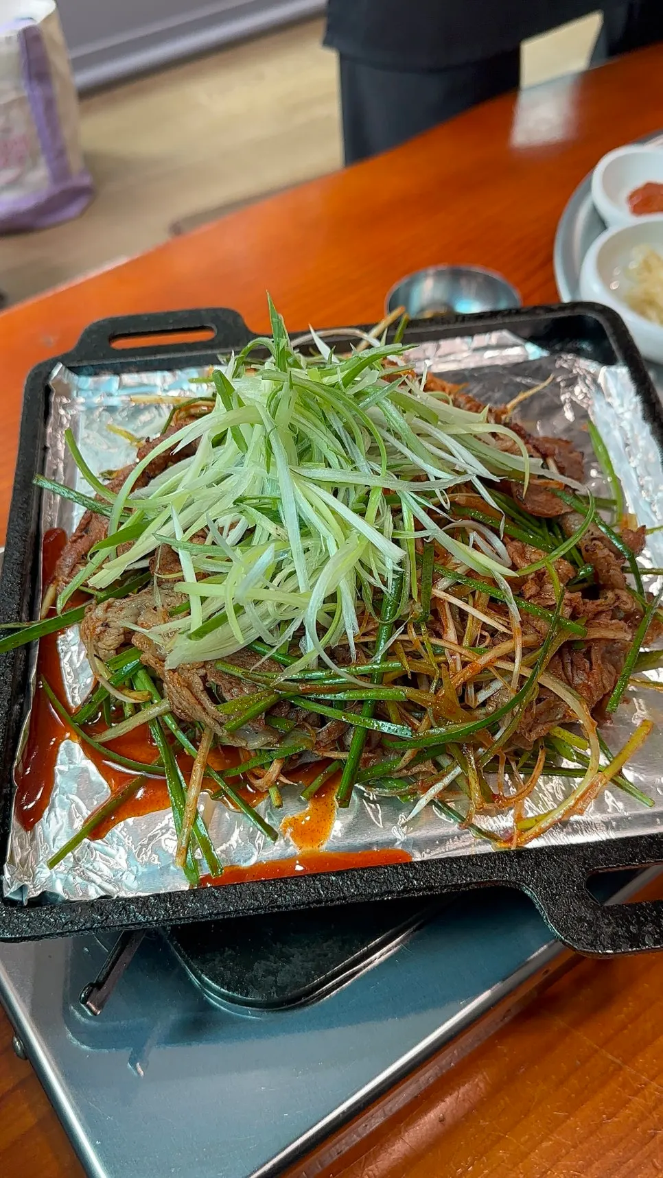불향집 연탄 고추장불고기 클로즈업