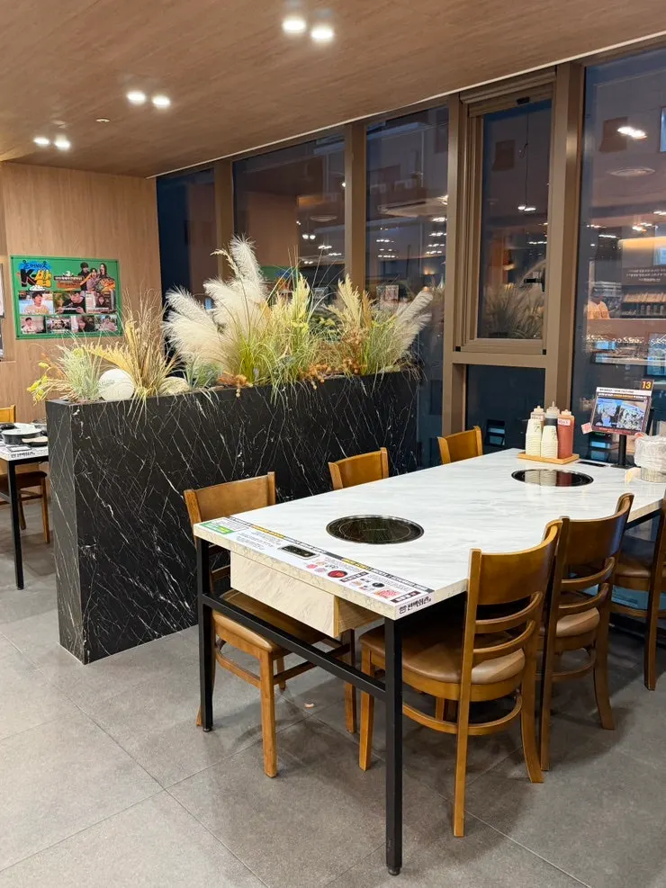 Restaurant on reopening day