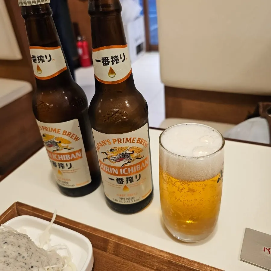 치즈나베 국물과 돈카츠 단면
