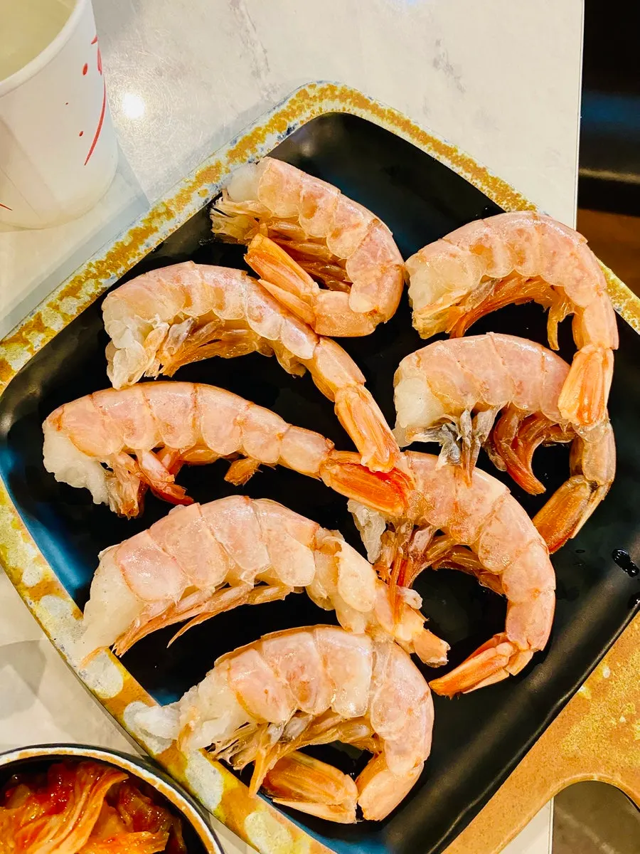 랍스터맛새우 8마리 접시