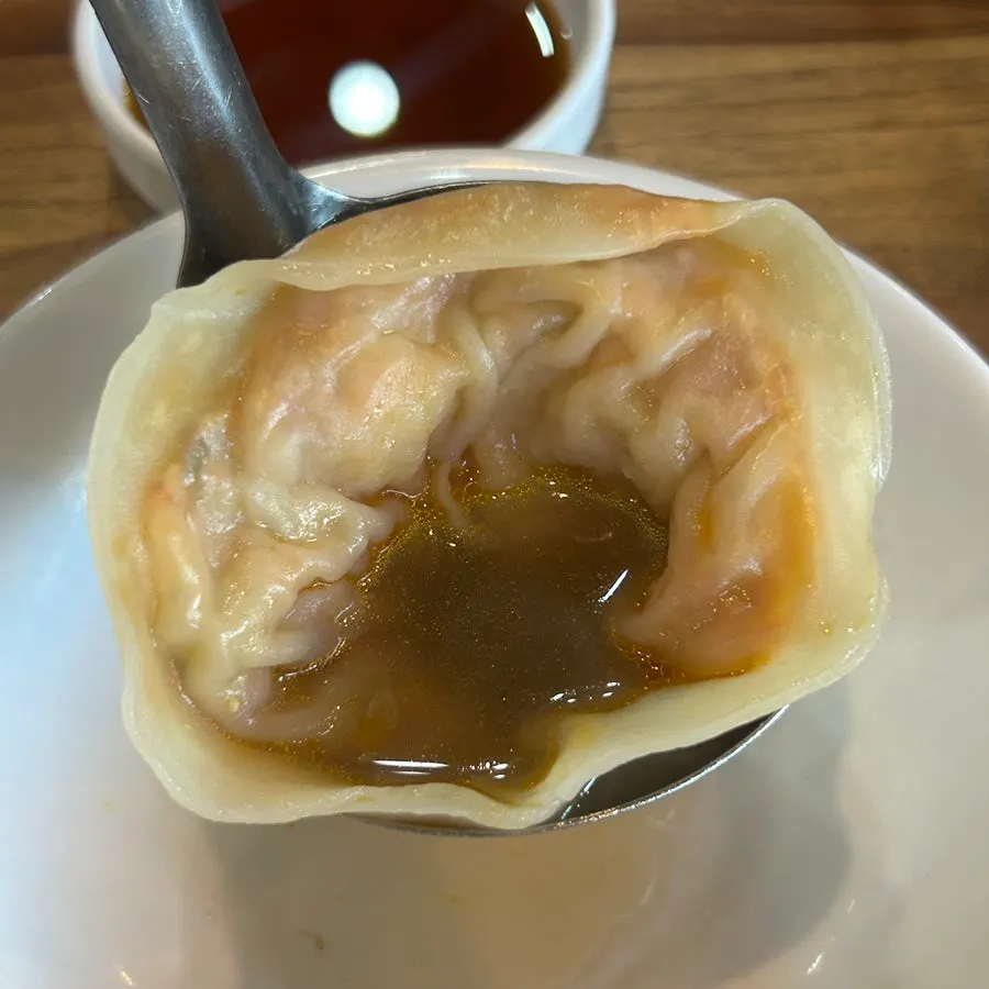 담백한 고기만두와 김치만두