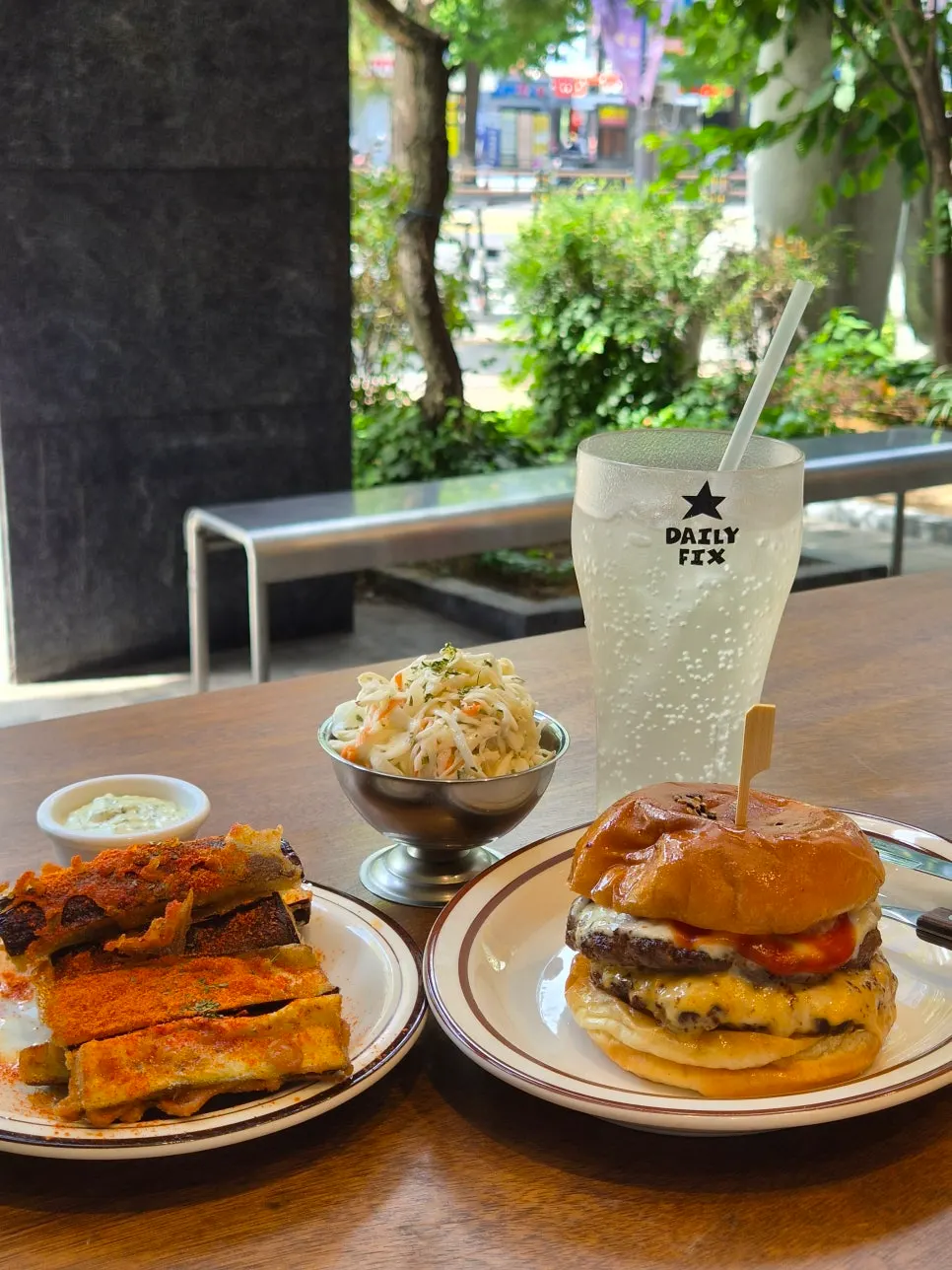 Daily Fix burger menu