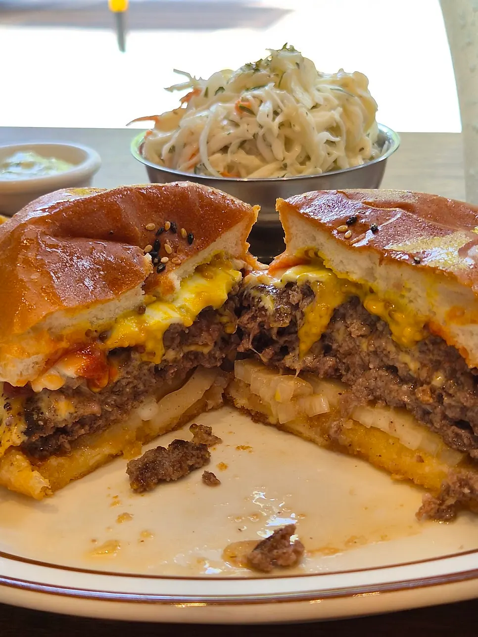Double Cheeseburger with Korean beef patties