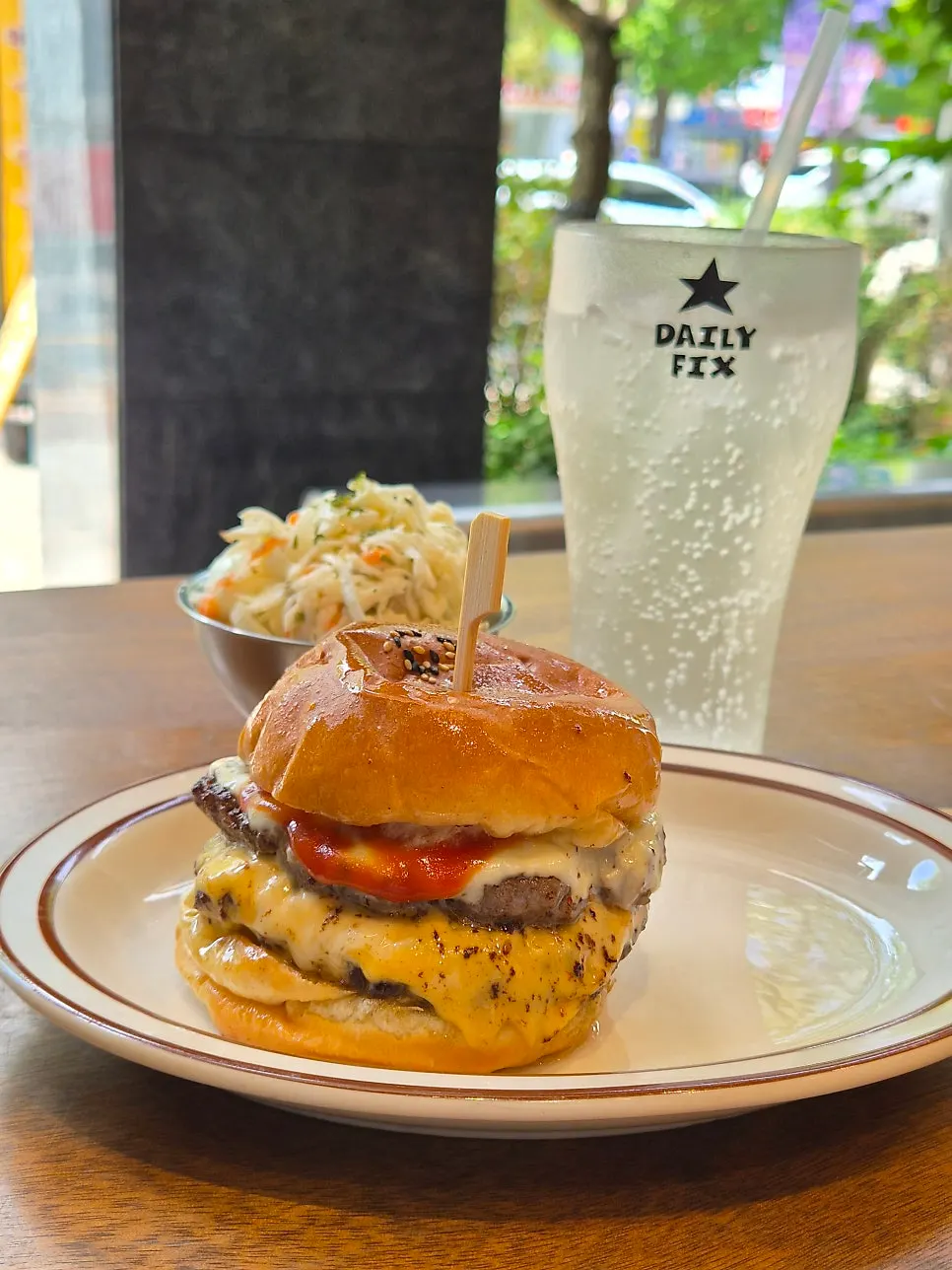 Double Cheeseburger on a soft bun