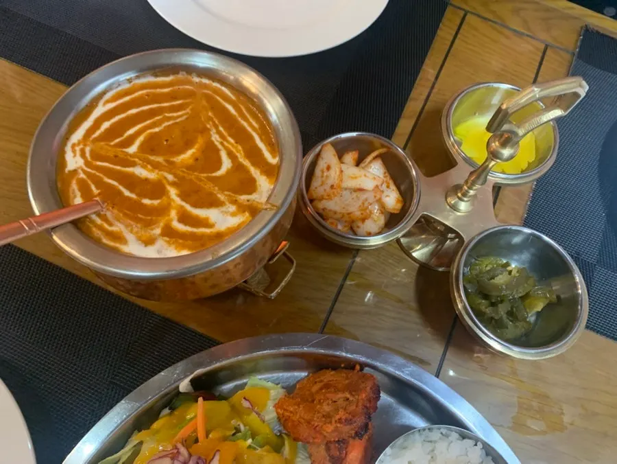 프라운 마카니 새우 커리