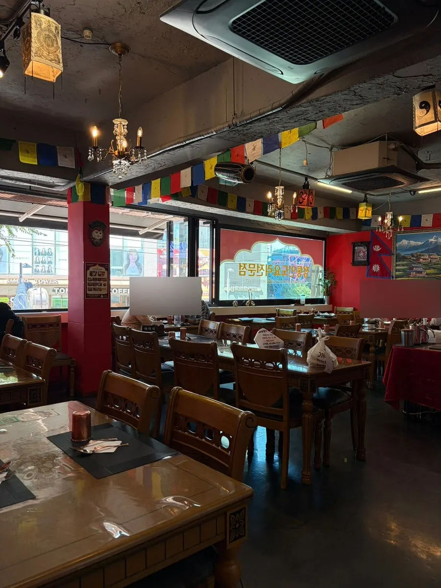 India Darbar interior with Indian-style decor