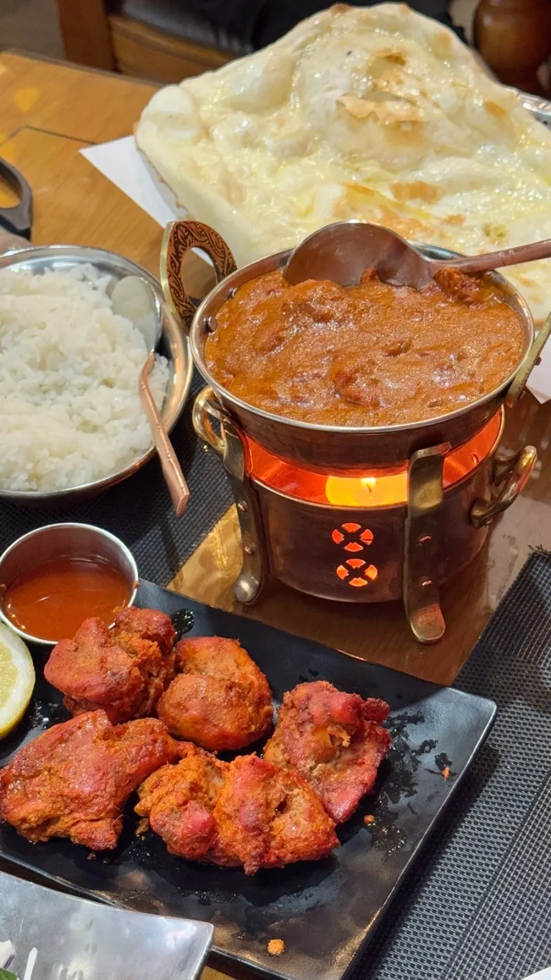 따로 주문한 치킨 머쉬룸 수프
