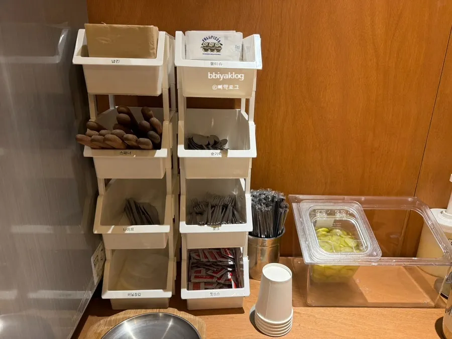Pet-friendly dining area