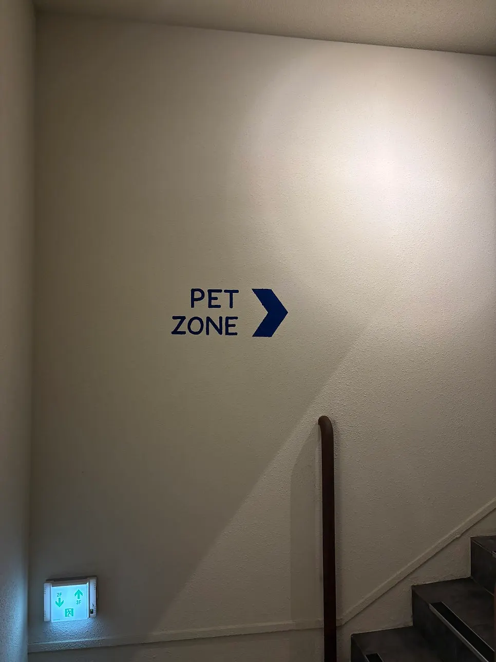 Photo taken with the entrance pug character