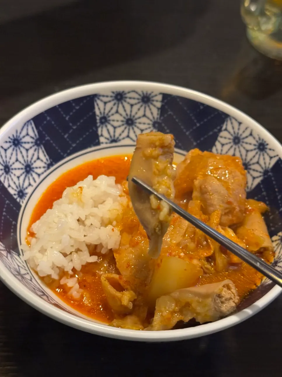 Gopdoritang sauce paired with rice