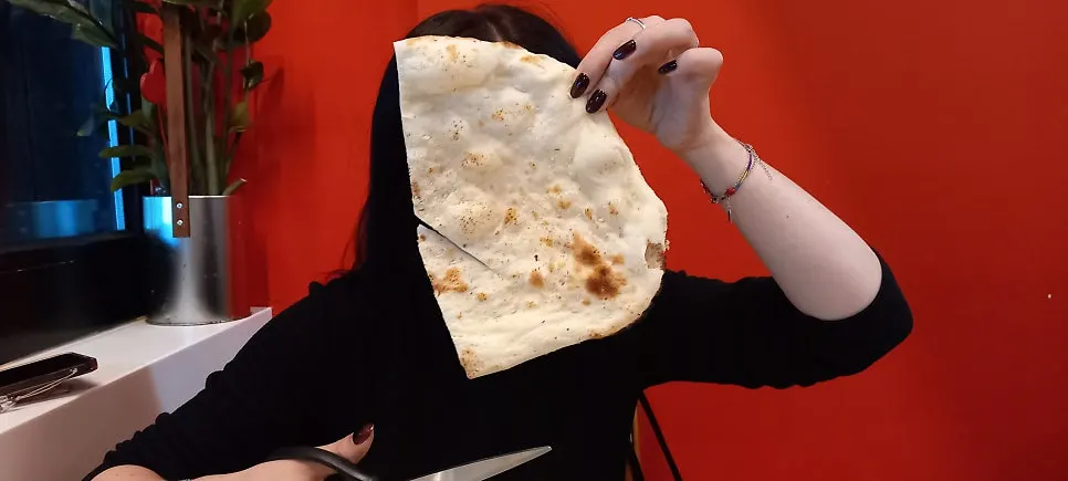Added butter naan and garlic naan