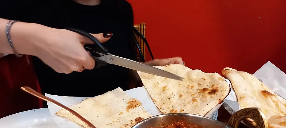Indian-food set including tandoori chicken