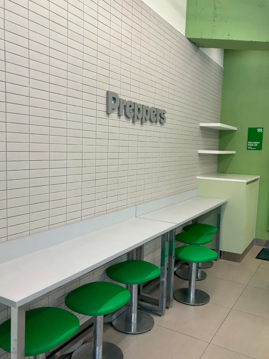 1st floor seating inside Prepers Sillim Main Branch