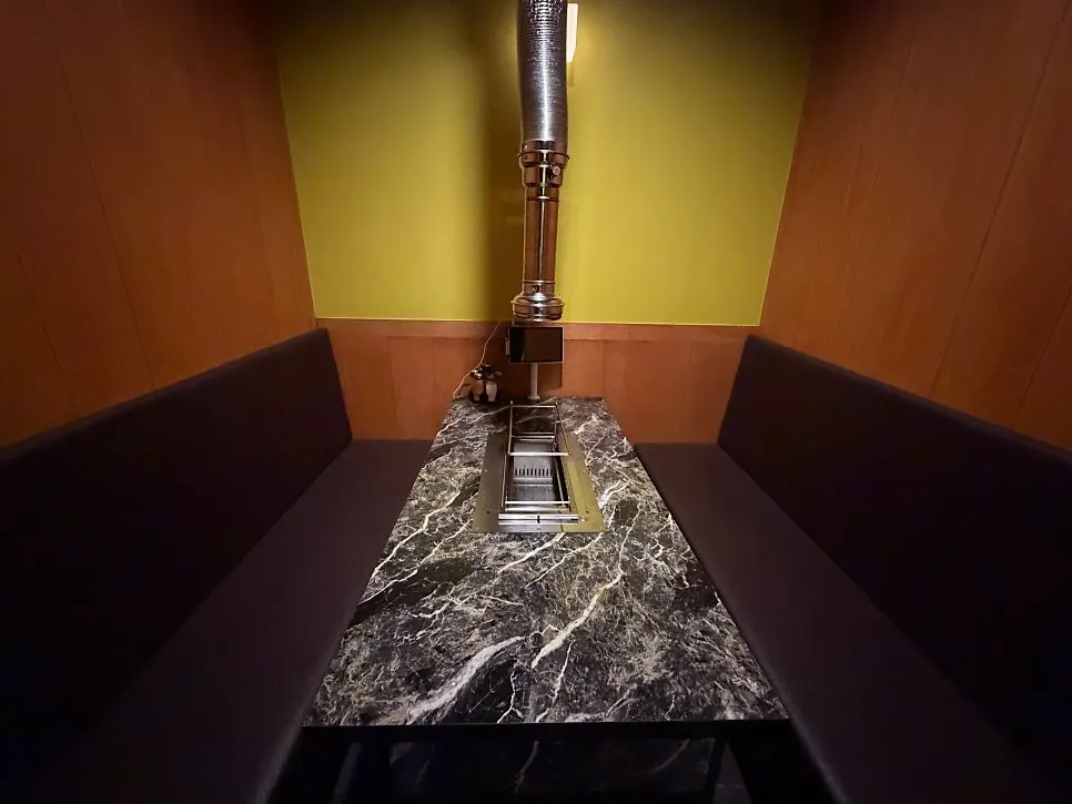 Private room seating good for groups