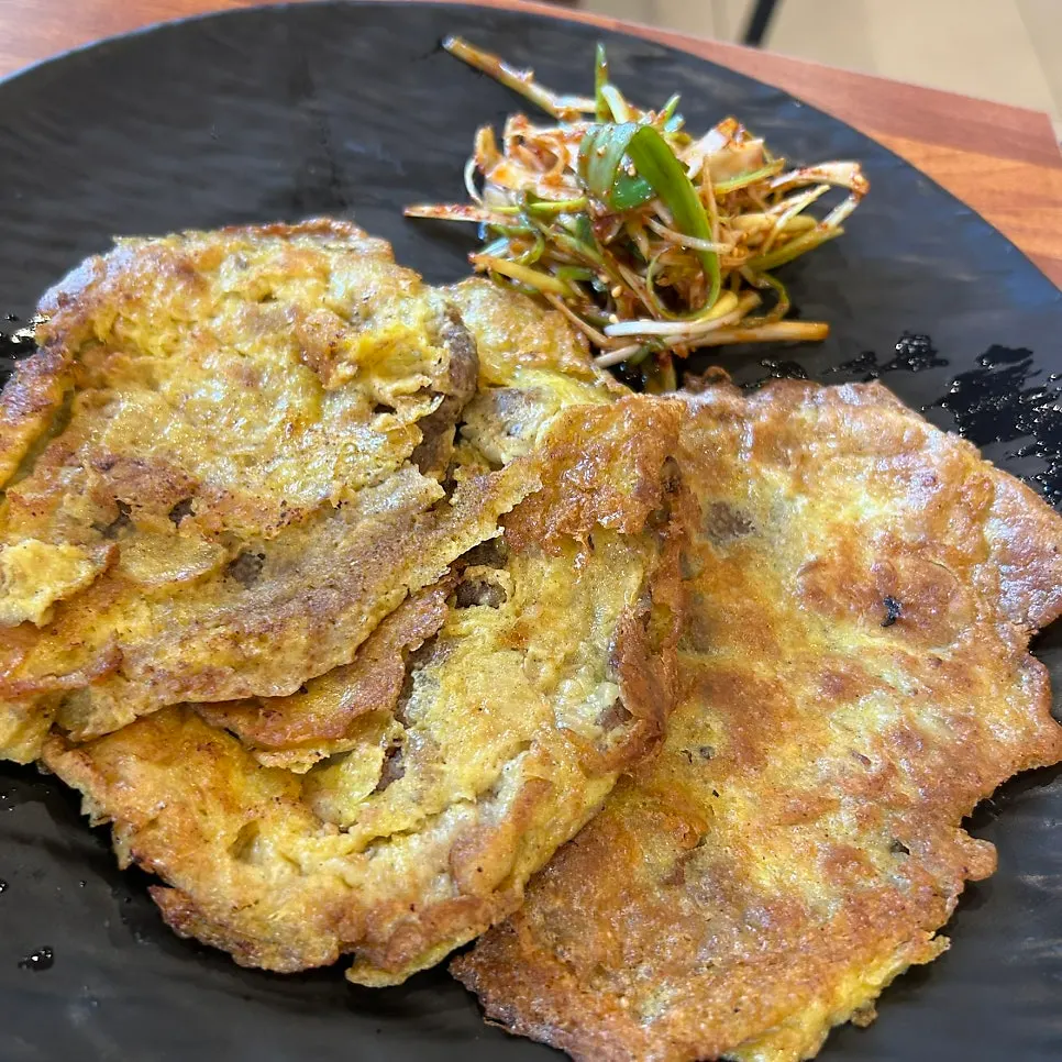 비벼낸 우대냉면 면발 클로즈업