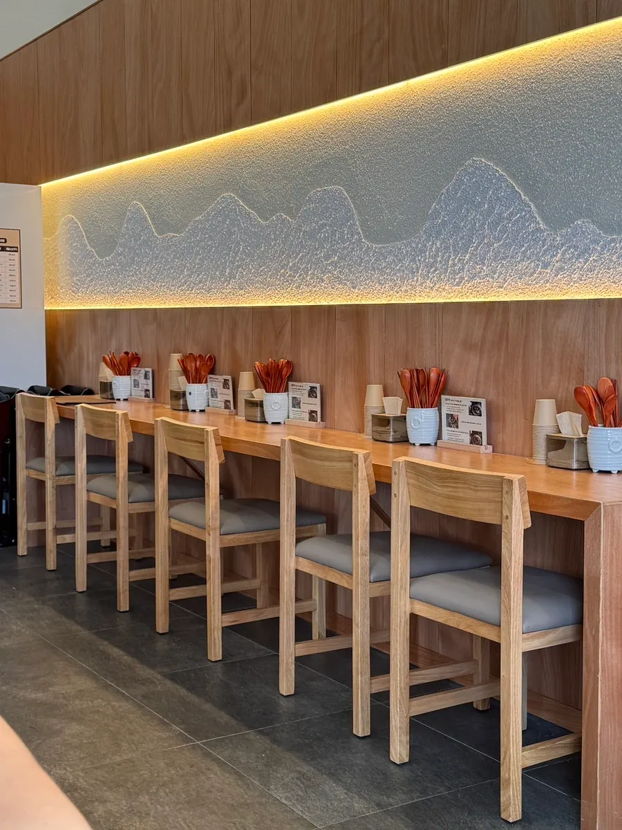A table with a baby chair at Hyangtaek Cheonan Buldang Branch