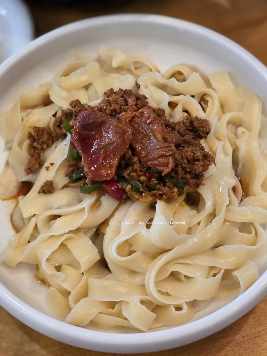 청화원 유발도삭면 한 그릇