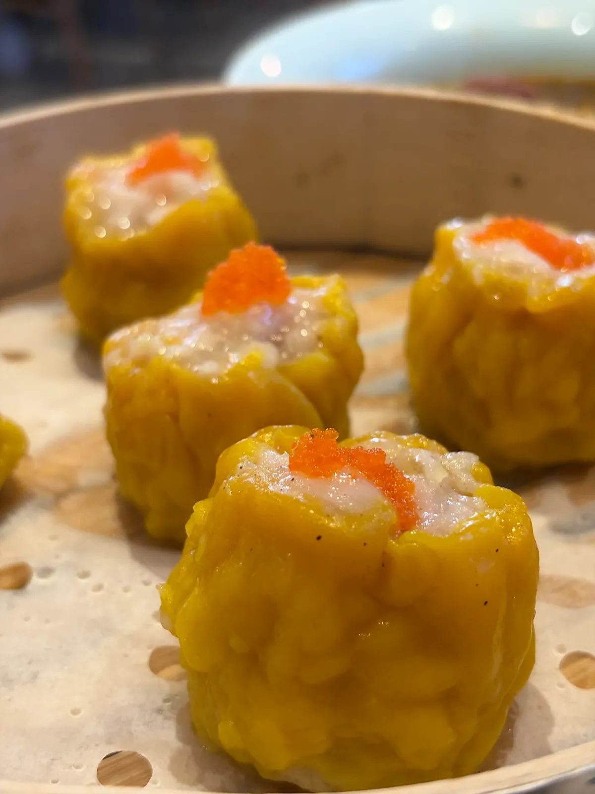 새우가 가득한 쇼마이 단면
