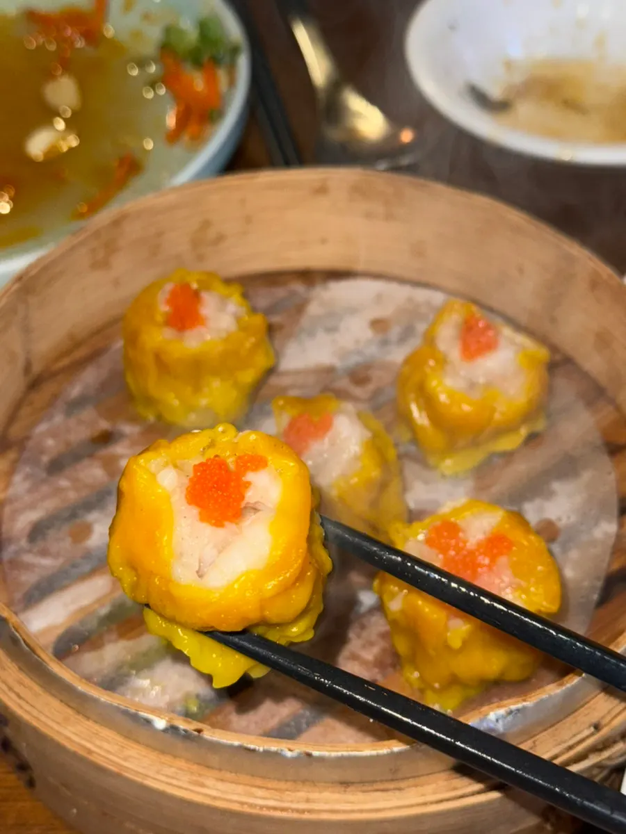 한입 크기 쇼마이 단면