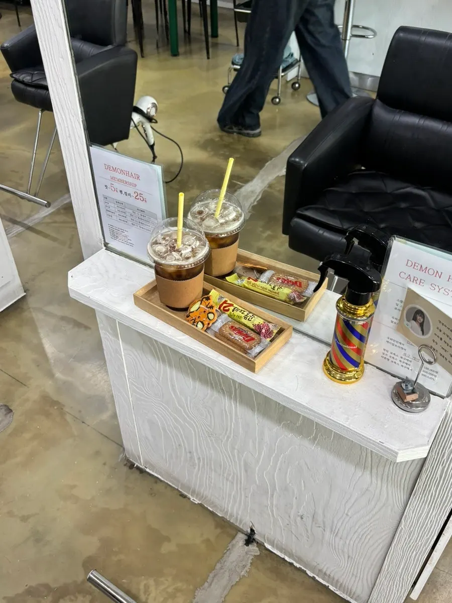 신촌 미용실에서 마무리한 헤어 스타일