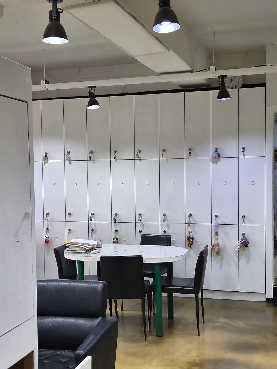 Neatly styled interior of the salon