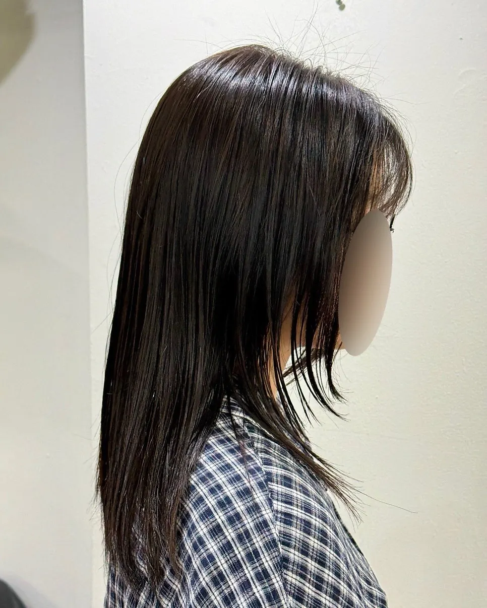 After photo showing the front slick cut