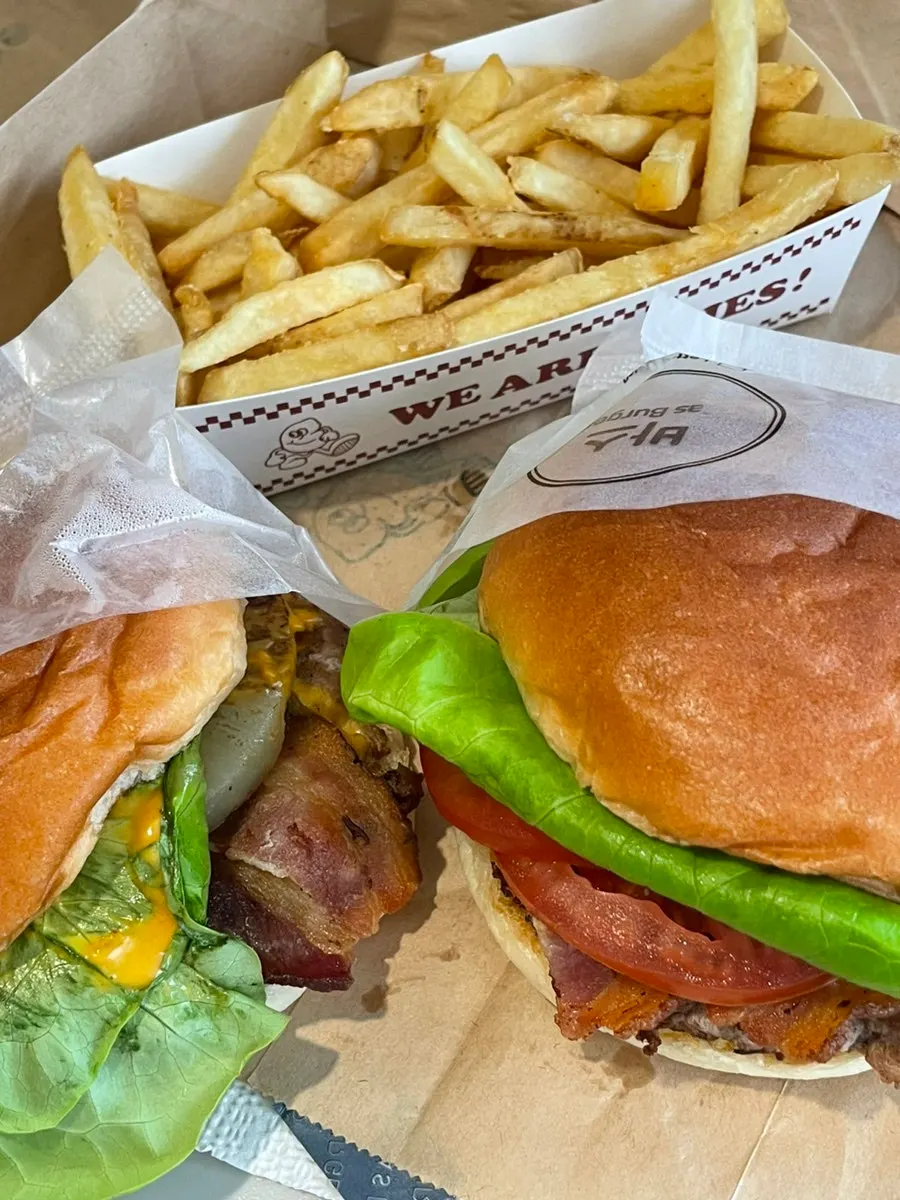 Handmade burger and breakfast menu image