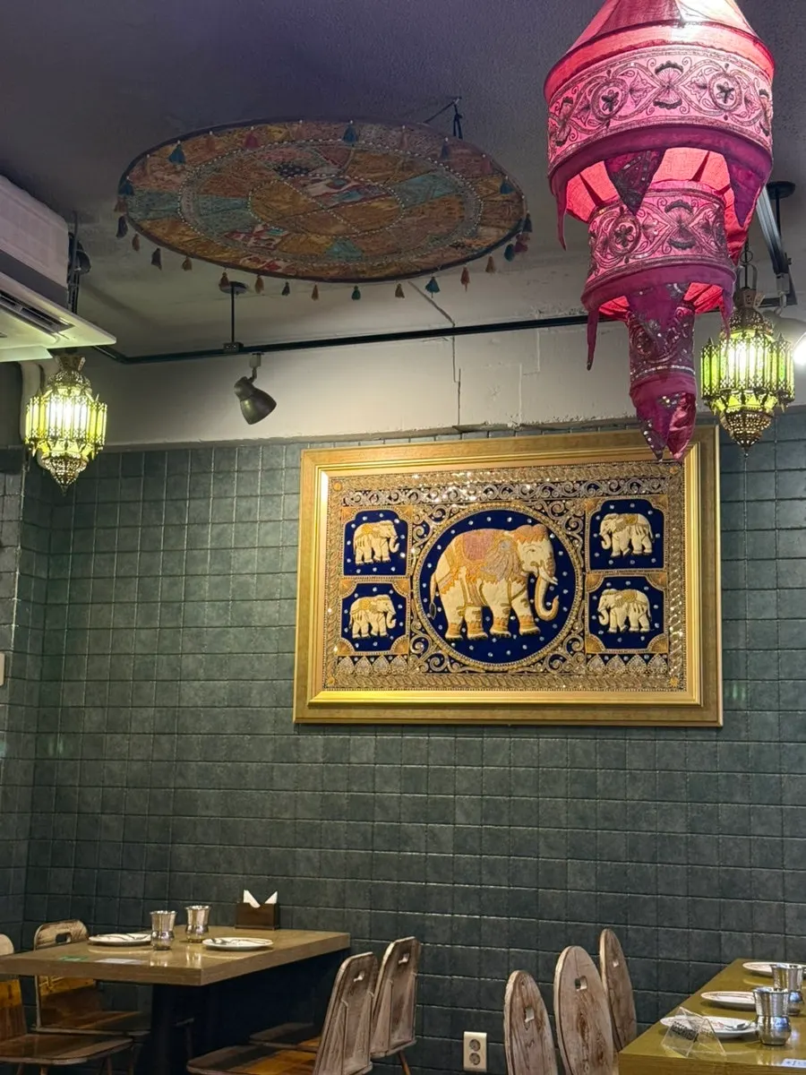 Meno Kamena interior full of Indian colors