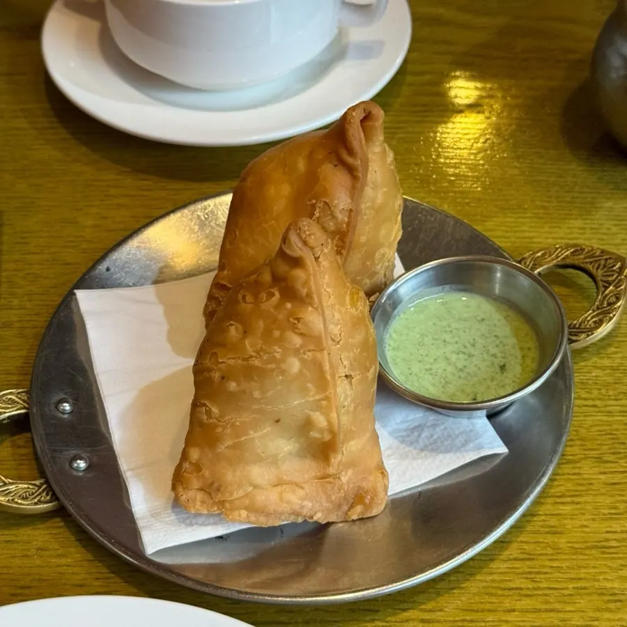 Crispy fried Indian-style dumpling, samosa