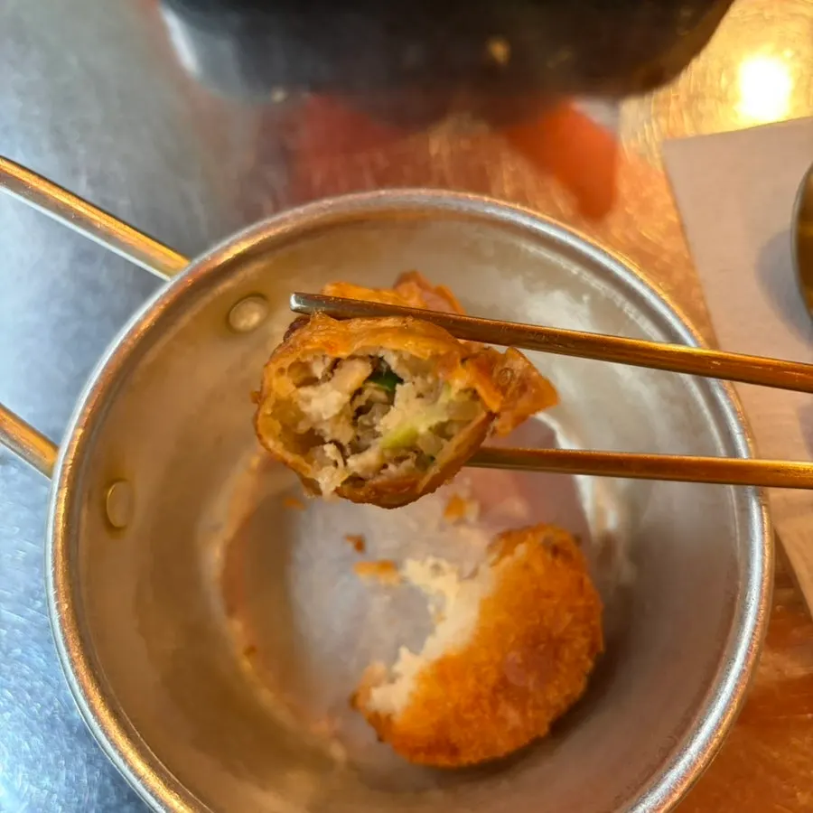 King dumplings with thin wrappers and meat filling
