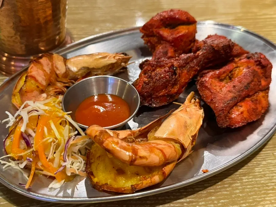 Indian and Nepali meal in Sinchon