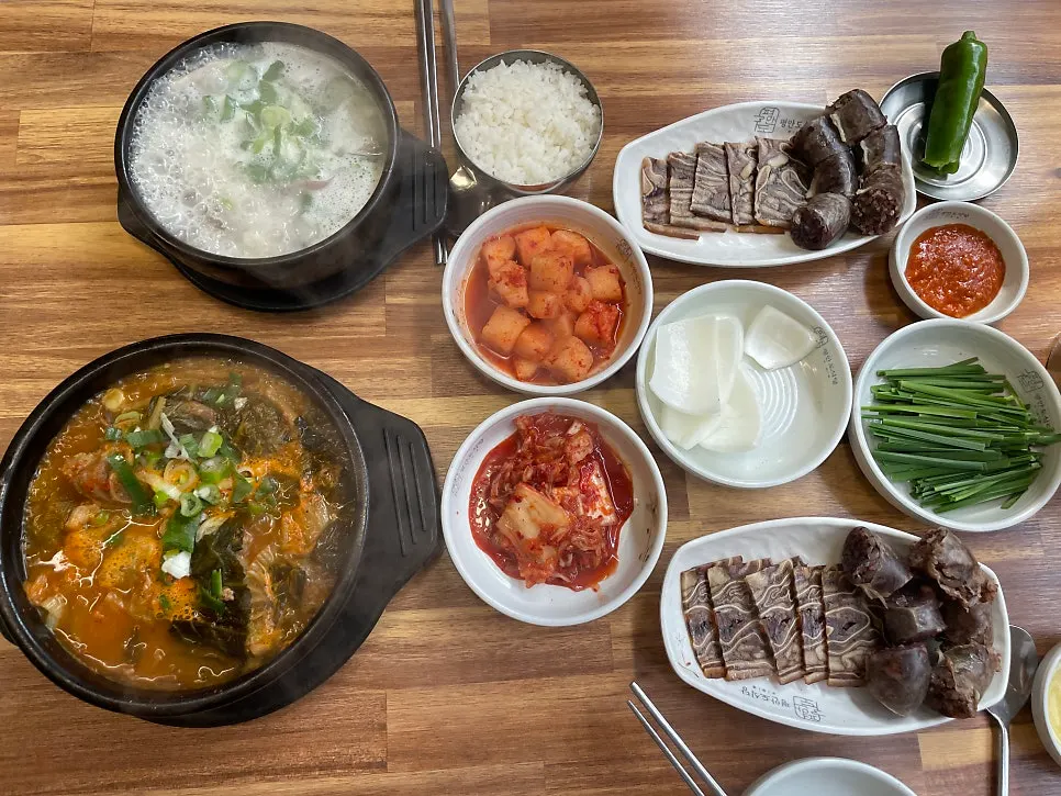 쫄깃한 편육 구성