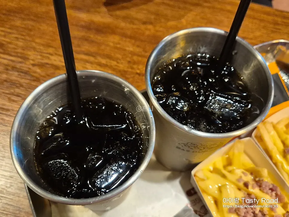 버거와 함께 마신 제로콜라
