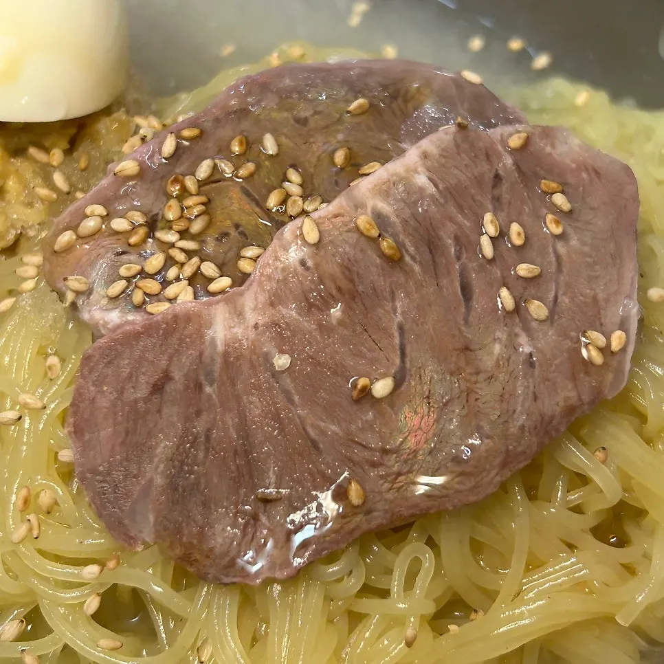 Generous portion of chogye bibim naengmyeon