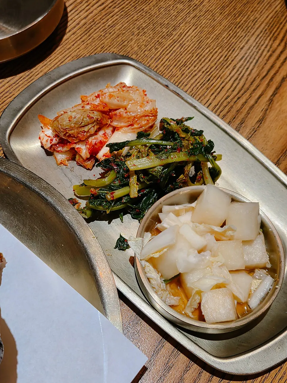 Special chicken ssamjang and seed jeotgal sauces